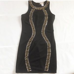 Black Embellished Dress Medium